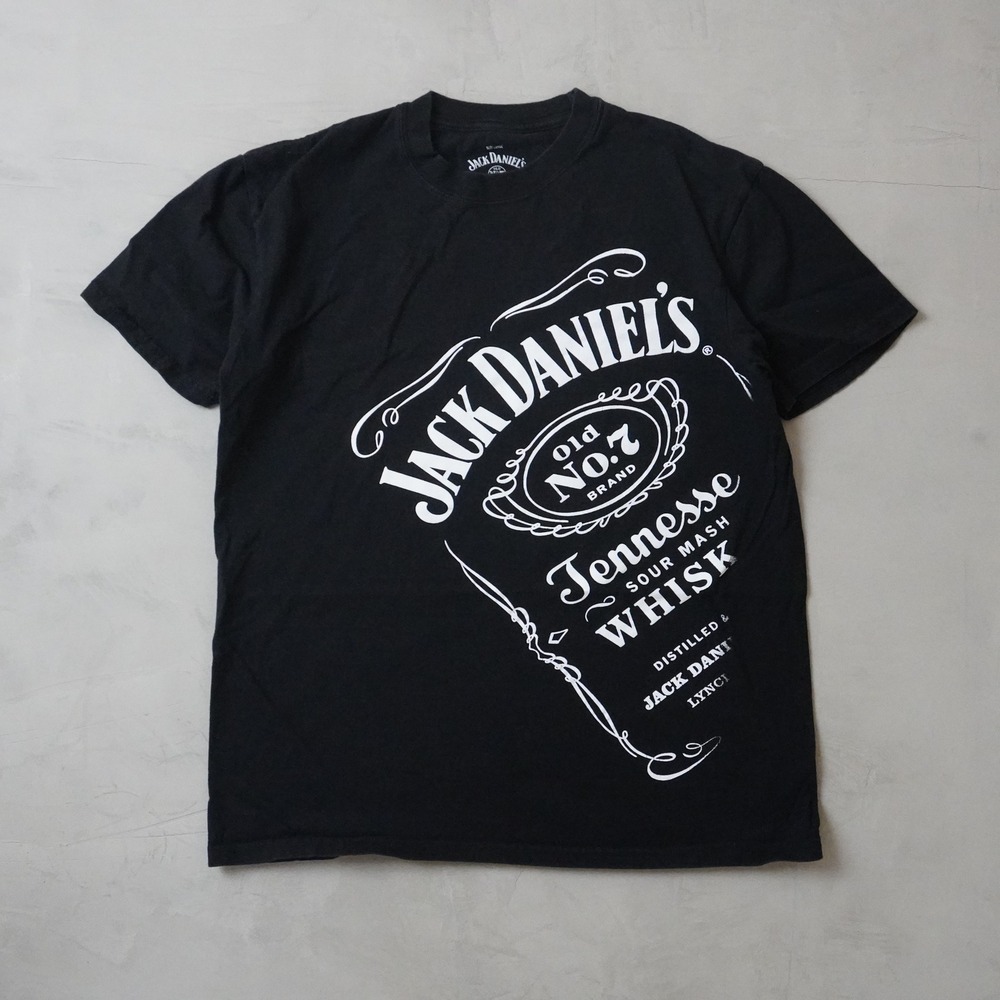 Jack Daniels Old No 7 Tennessee Whiskey Graphic T-Shirt Mens Large Black 2011